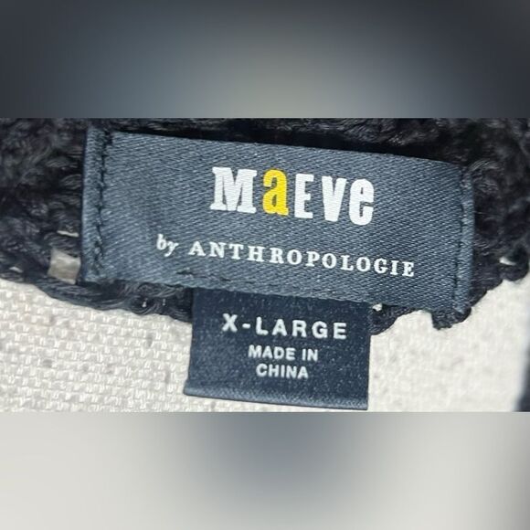 Maeve Layered Crochet and Pleated sweater blouse - Picture 6 of 7